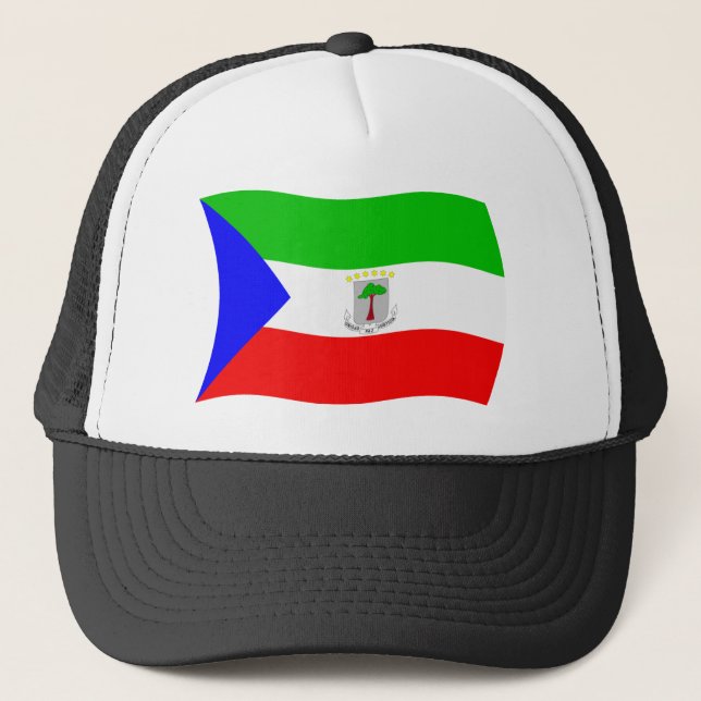 Casquette du drapeau équato-guinéen (Devant)