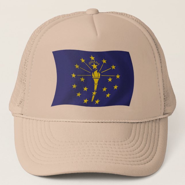 Casquette du drapeau Indiana (Devant)