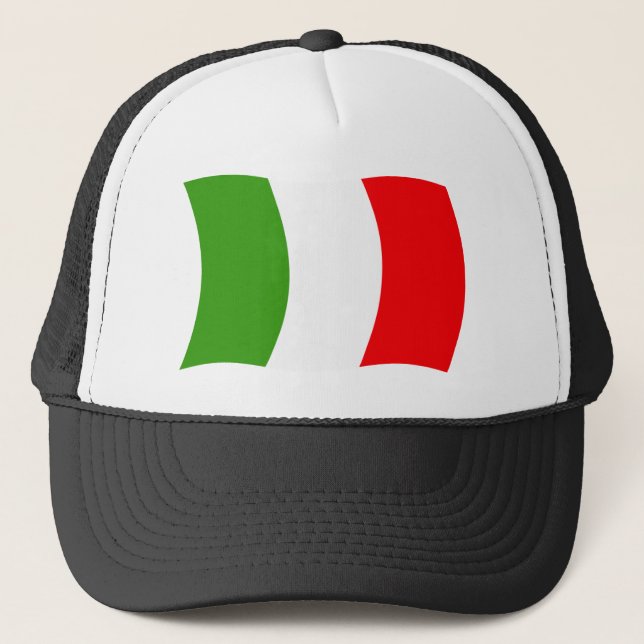 Casquette du drapeau italien (Devant)