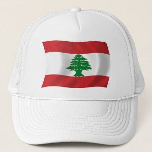 Casquette du drapeau libanais
