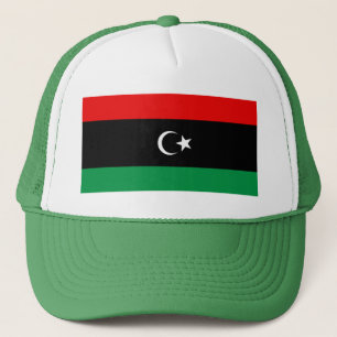 Casquette du drapeau libyen