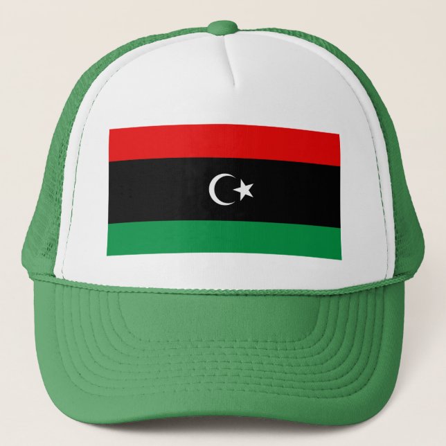 Casquette du drapeau libyen (Devant)