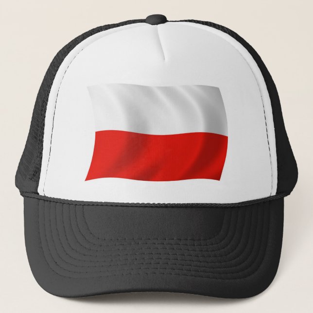 Casquette du drapeau polonais (Devant)