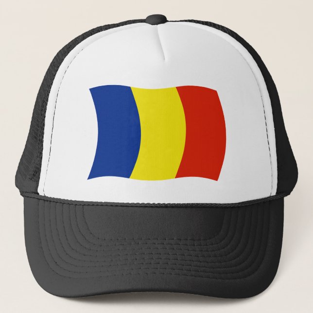 Casquette du drapeau roumain (Devant)
