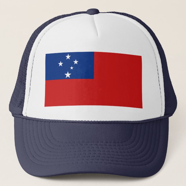 Casquette du drapeau Samoa (Devant)