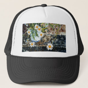 Casquette du jardin fleuri