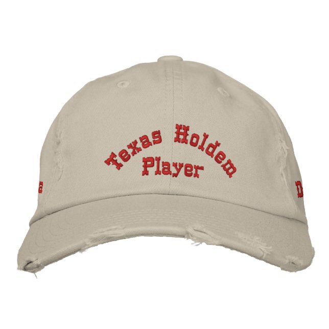 Casquette du joueur de poker intime (Devant)