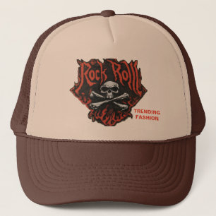 casquette du logo crâne et arêtes