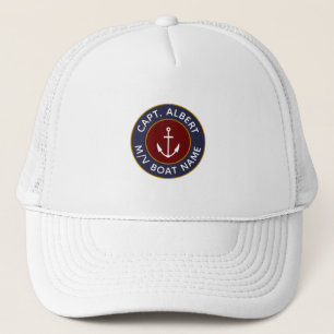 Casquette du logo de la Ancre bleue du capitaine