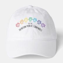 Casquette du logo des Amis des bibliothèques publi