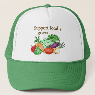 Casquette du marché d'agriculteurs