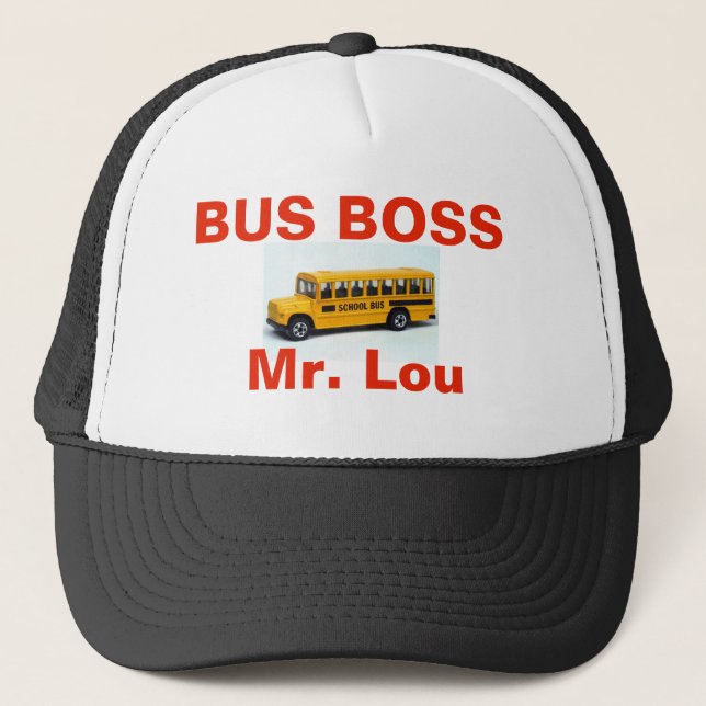 CASQUETTE du PATRON Mr.Lou d'AUTOBUS (Devant)