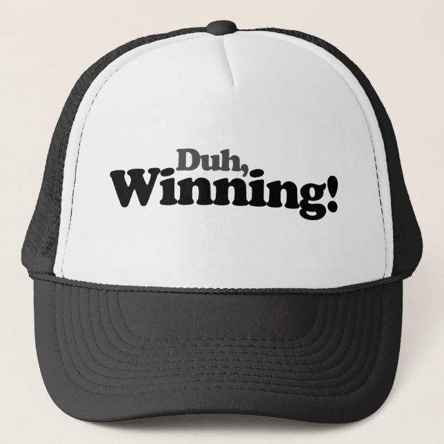 Casquette Duh gagnant (Devant)