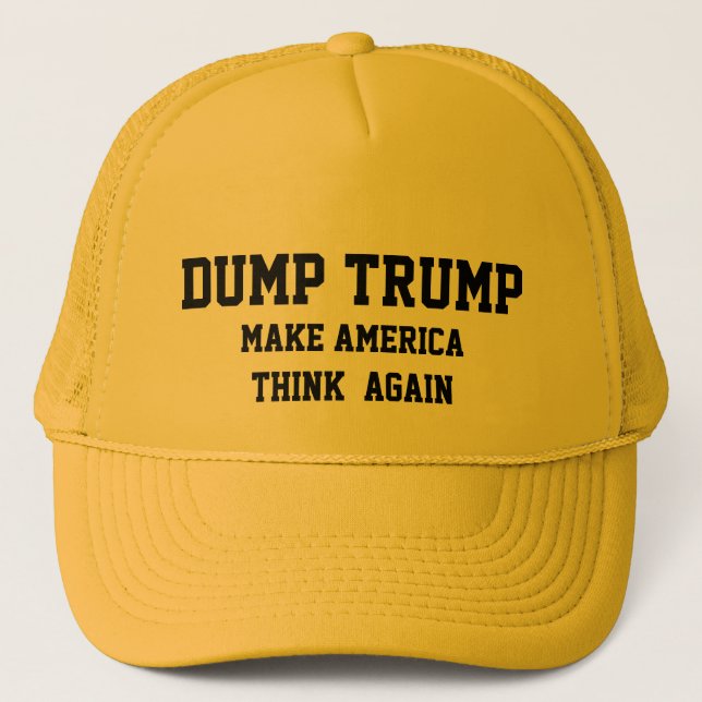 CASQUETTE DUMP TRUMP RÉFLÉCHIT À L'AMÉRIQUE (Devant)
