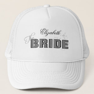 Casquette d'une mariée personnalisée
