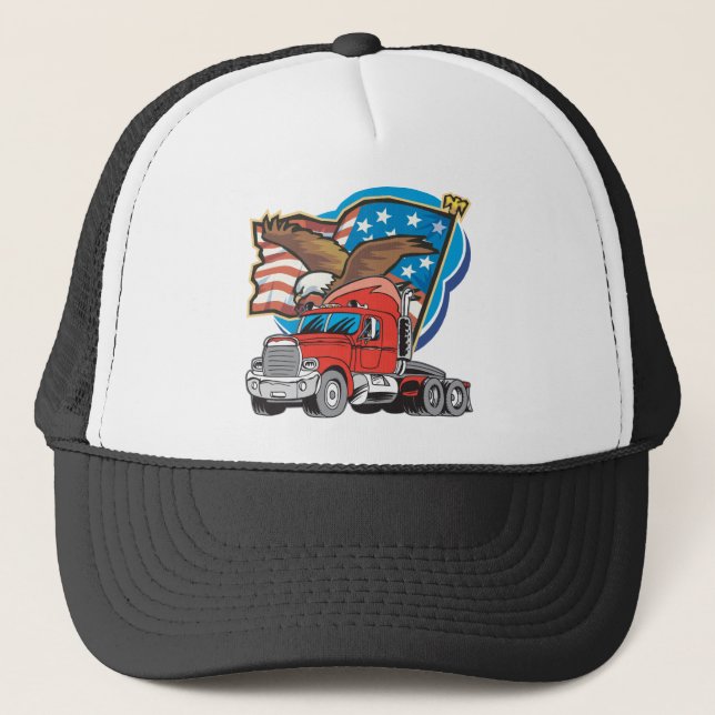Casquette Eagle de camionnage (Devant)
