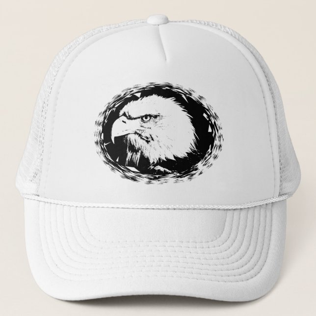 Casquette Eagle Head Pop Art Moderne Élégant Modèle (Devant)