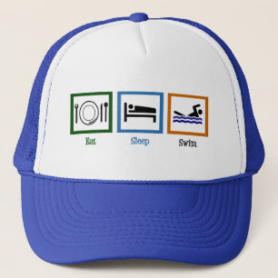 Casquette Eat Sleep Swim