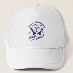 Casquette Échecs - Échecs est la vie en miniature