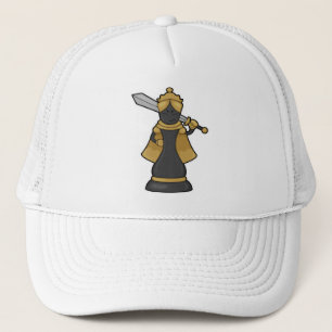 Casquette Échecs Queen au jeu d'échecs avec épée