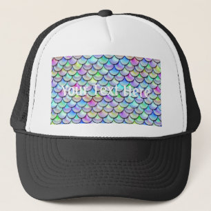 Casquette Échelles de sirène de bulle d'arc-en-ciel de Fal