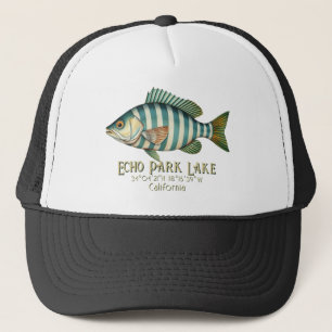 Casquette Echo Park Lake Californie vêtements de poisson nau