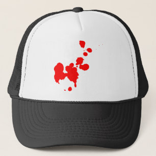 Casquette Éclaboussure de sang