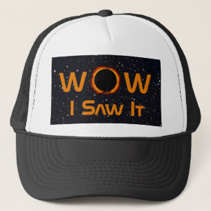 Casquette Éclipse Solaire Total WOW Je L'Ai Vu