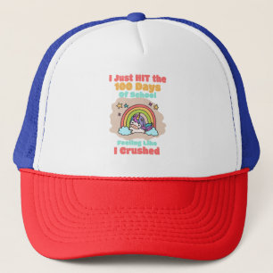 Casquette École de 100 jours, je viens de frapper et écrasé
