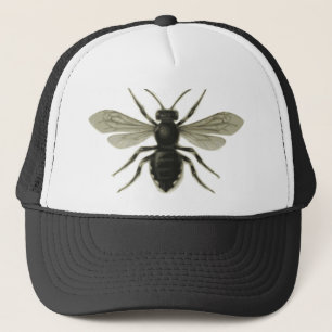 Casquette Économies jaunes de noir de reine des abeilles les