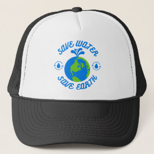 Casquette Économisez de l'eau Économisez de la Terre