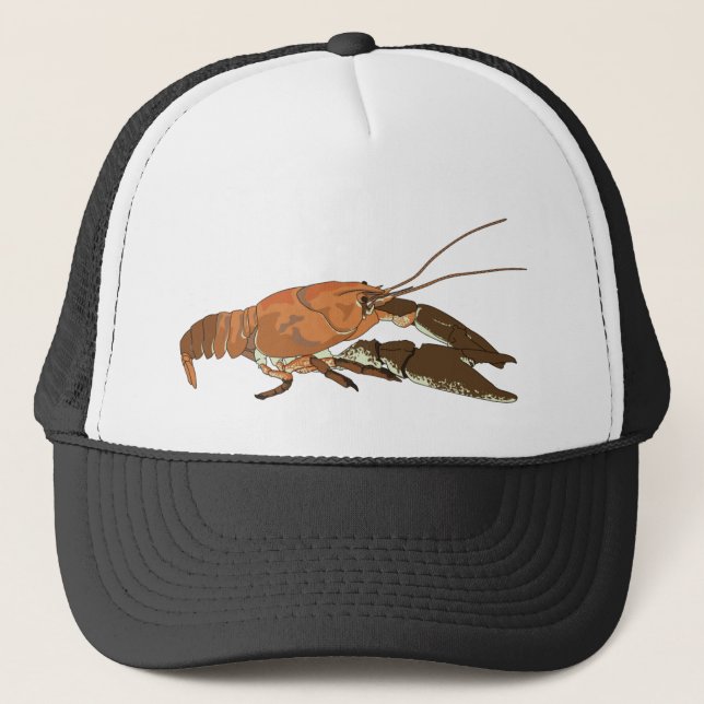 Casquette Écrevisses/Crawdad réalistes (Devant)
