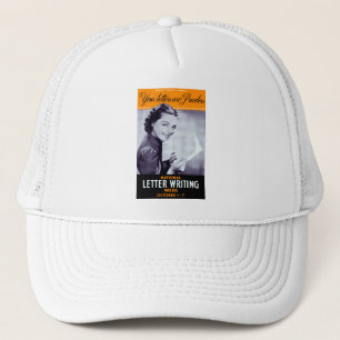 Casquette Écriture vintage
