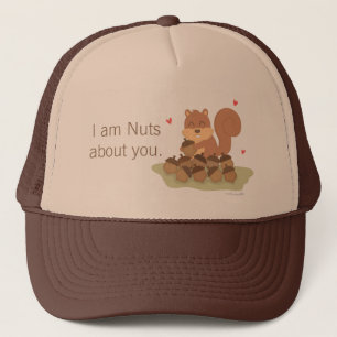 Casquette Écrous Mignons Fous de Toi Jeu de Mots Amour Humou