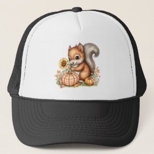 Casquette Écureuil bébé mignon de récolte d'automne