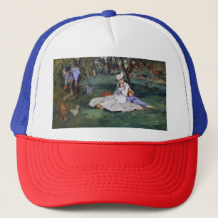 Casquette Edouard Manet - La famille Monet dans leur jardin