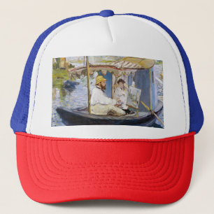 Casquette Edouard Manet - Monet dans son bateau atelier