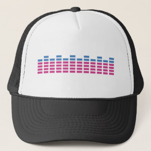 Casquette égalisateur audio de club de musique