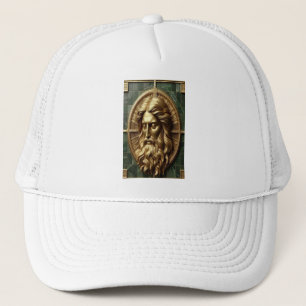 Casquette Élégance en Absolution Croix sur marbre avec doré