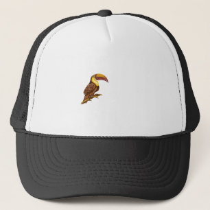 Casquette (Élégant) : maille noire et blanche minimaliste