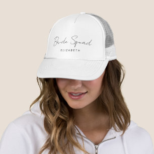 Casquette Élégant Moderne Simple Brigade de Mariée Demoisell