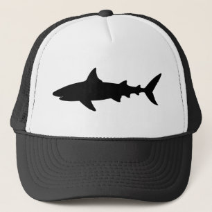 Casquette Elégant requin noir et blanc