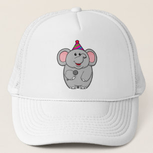 Casquette Eléphant à la fête avec microphone