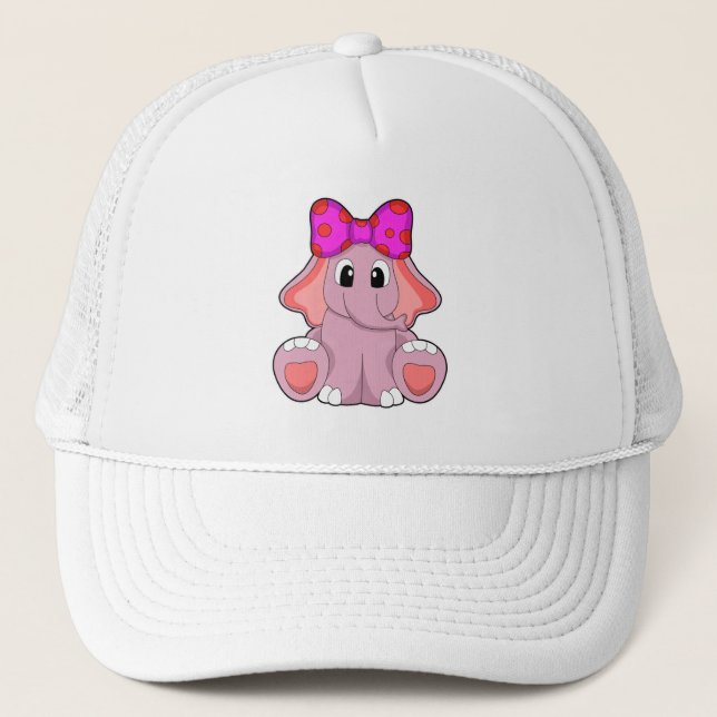 Casquette Eléphant au ruban (Devant)