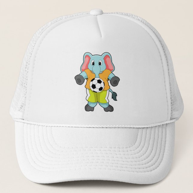Casquette Eléphant au sport de football (Devant)