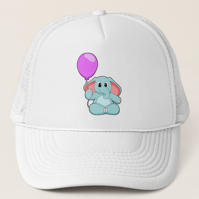 Casquette Eléphant avec ballon (Devant)