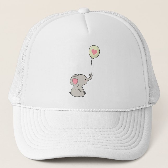 Casquette Elephant avec coeur en Ballon (Devant)