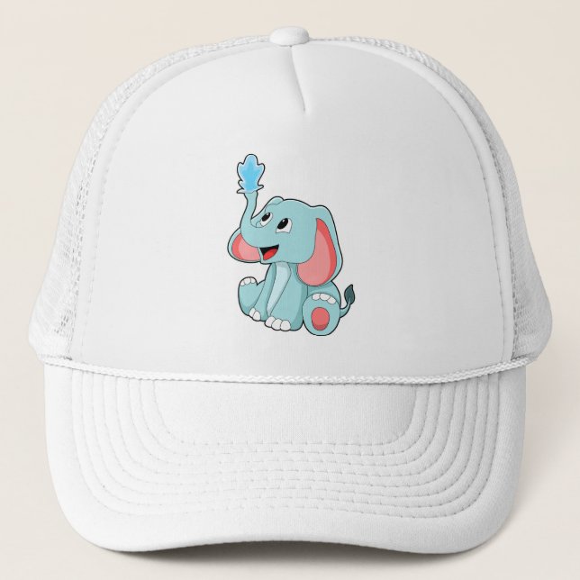 Casquette Eléphant avec eau (Devant)
