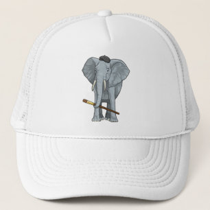 Casquette Eléphant comme peintre avec pinceau