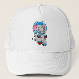 Casquette Elephant en astronaute dans la sphère de verre